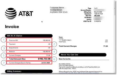 cal.comp att|Invoice .
